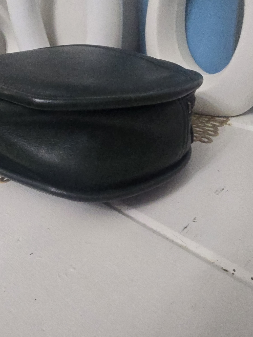 Vintage COACH CHESTER BAG 9901 BOTTLE GREEN LIKE NEW - Picture 11 of 16